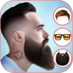 beard photo editor android application logo